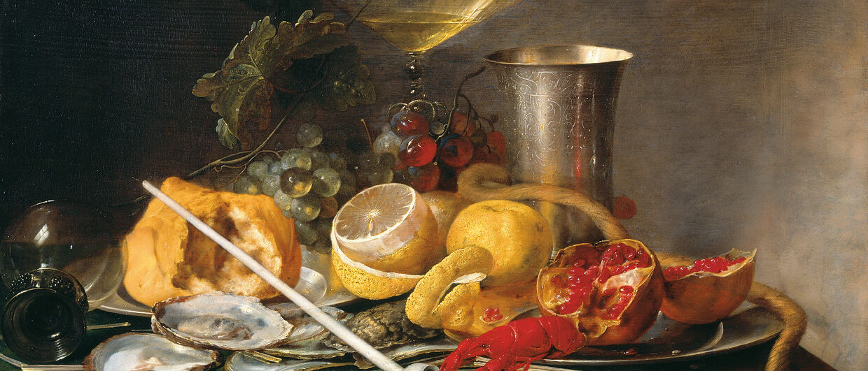 Residenzgalerie Salzburg: Jan Davidsz. de Heem, Stillleben Frühstück mit Champagnerglas