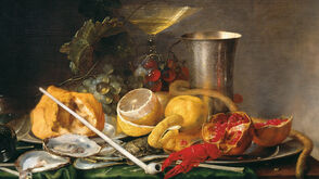 Residenzgalerie Salzburg: Jan Davidsz. de Heem, Stillleben Frühstück mit Champagnerglas