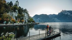 Auf Radtour am Salzkammergut-Radweg