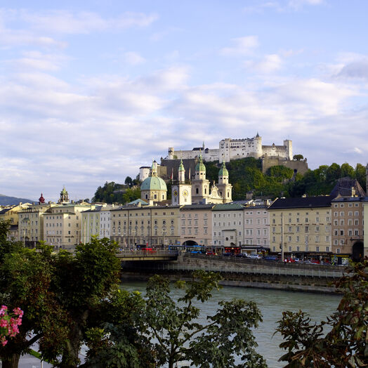 Hotel Sacher Salzburg - View from hotel to the fortress