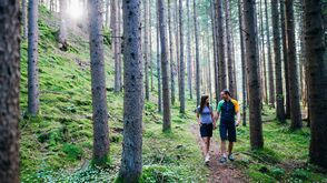 Unterwegs am Slowtrail in Richtung Zwergsee