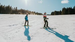 Skifahren auf der Hebalm im Ski- und Langlaufgebiet Weinebene