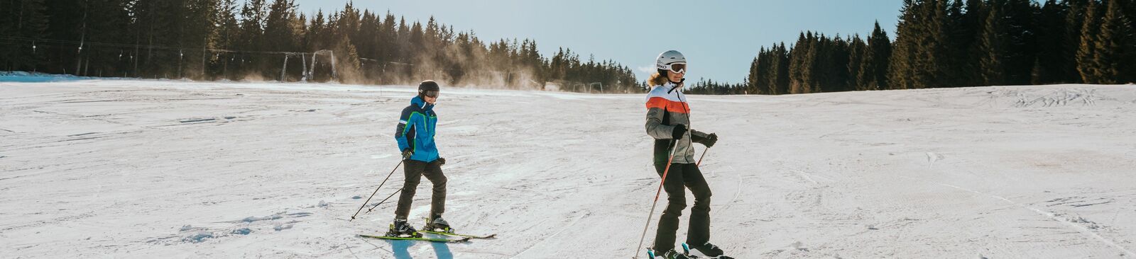 Skifahren auf der Hebalm im Ski- und Langlaufgebiet Weinebene