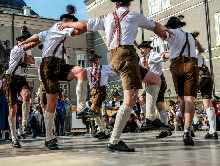 Volkstanz beim Rupertikirtag in Salzburg 