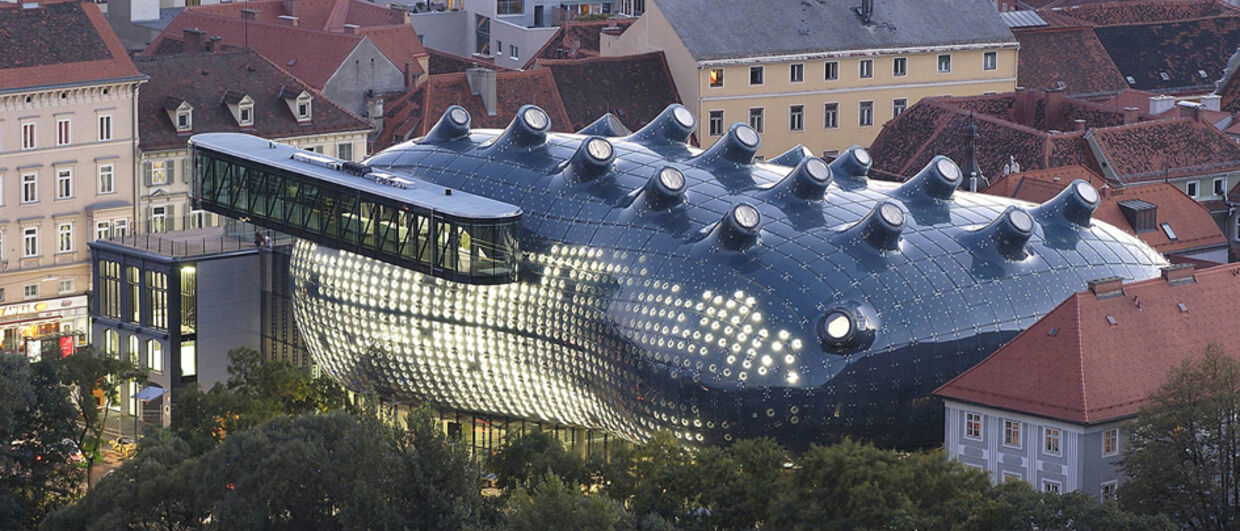 Kunsthaus Graz Schlossbergblick