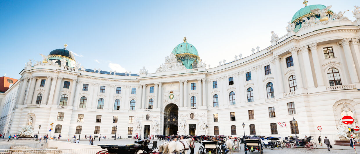 The Former KuK residenz the Hofburg 