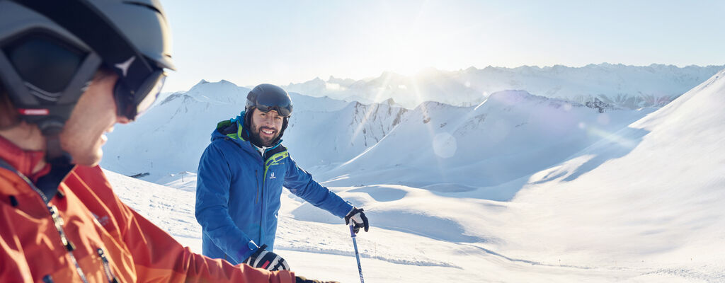 Skiing in Serfaus