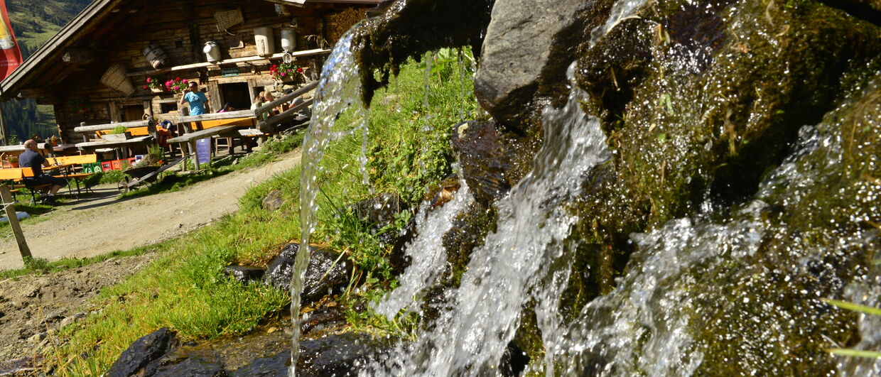 A rustic mountain hut in Alpbachtal 