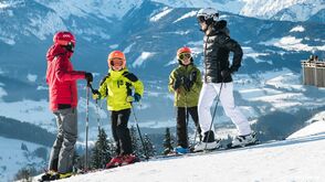 Skifahren im Skigebiet Werfenweng