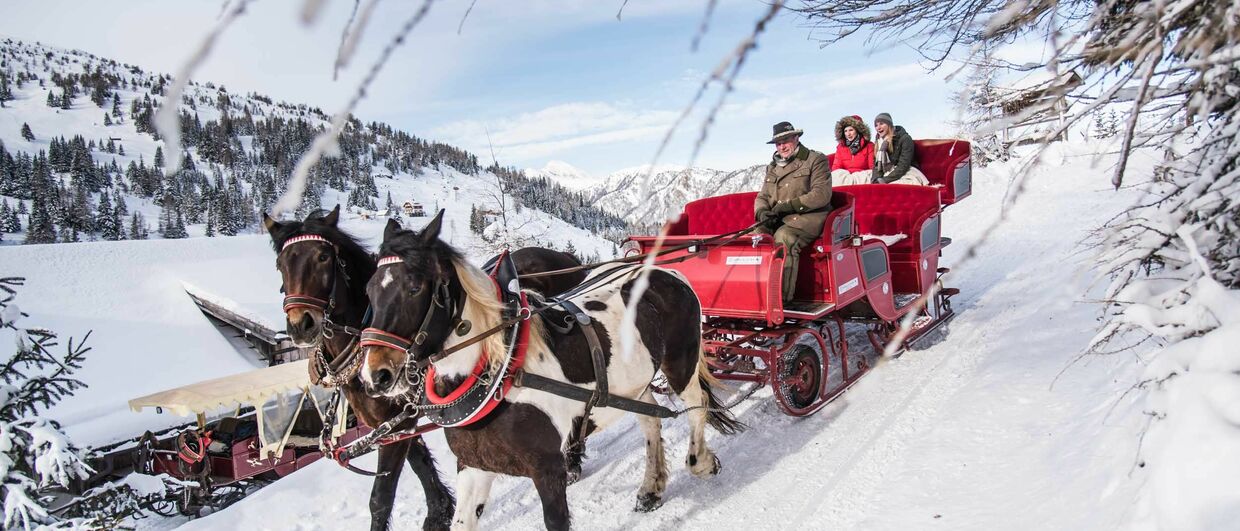  Hoch oben in den Bergen von Kärnten bezaubert der Katschberger Adventweg