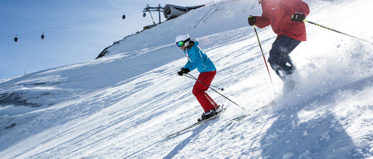 Der Pitztaler Gletscher auf über 3.000 Metern Höhe