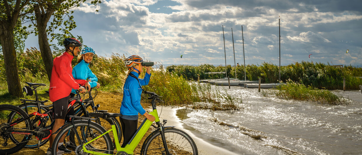 Radeln am Neusiedler See im Burgenland