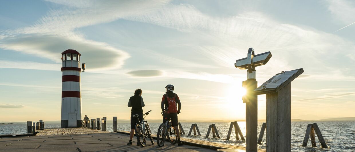 Neusiedlersee-Radweg: Zum Leuchtturm radeln