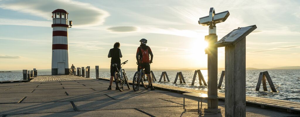 Neusiedlersee-Radweg: Zum Leuchtturm radeln