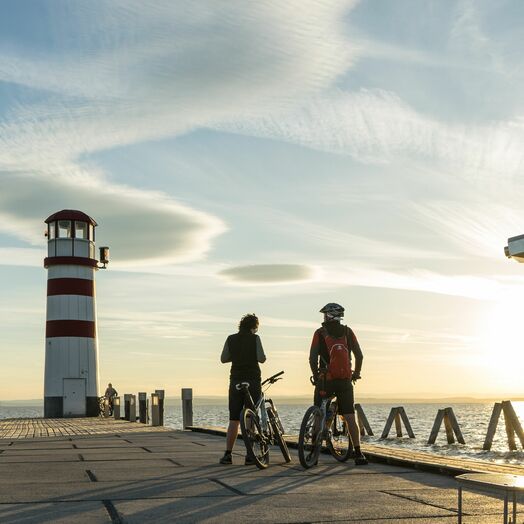 Neusiedlersee-Radweg: Zum Leuchtturm radeln