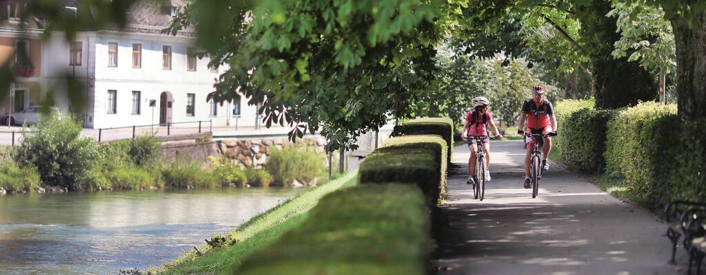 Erlauftalradweg bei Scheibbs