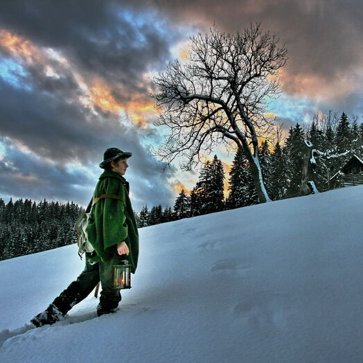Christtagsfreudewanderung nach Peter Rosegger