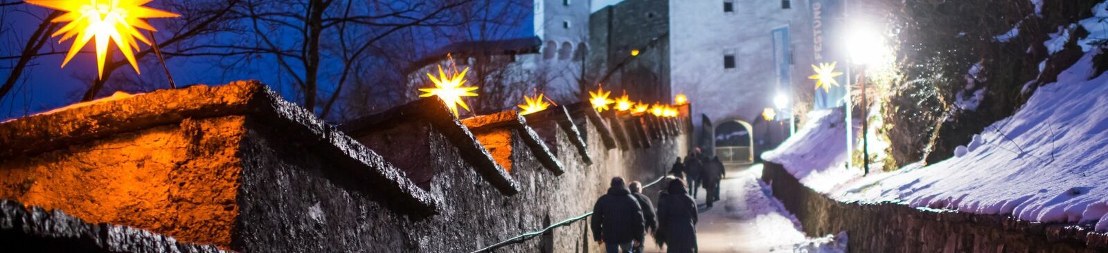 Festung Hohensalzburg im Advent