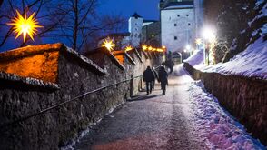 Festung Hohensalzburg im Advent