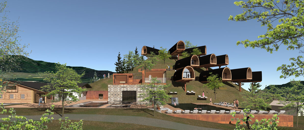 Zehn Himmelchalets eröffnen im Mai 2019 am Alpencampingplatz in Nenzing