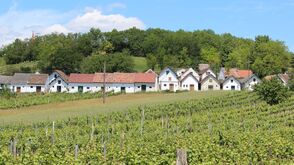 Kellergasse am Galgenberg im Weinviertel