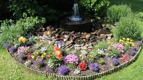 Brunnen an der Steirischen Blumenstraße