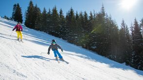 Unterwegs im Skigebiet Kelchsau