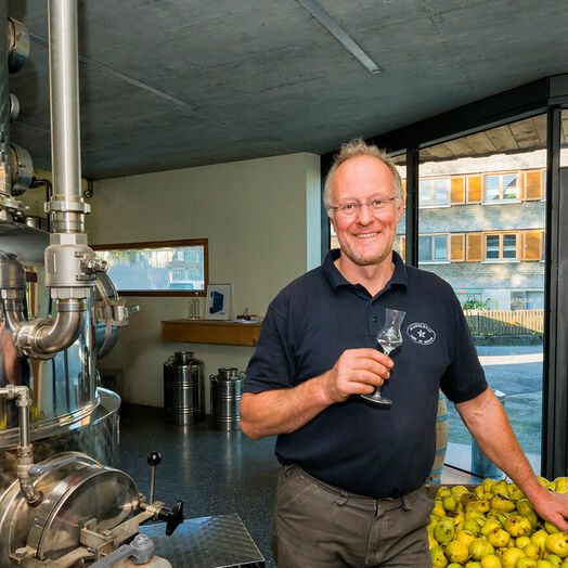 Albert Büchele vom Michelehof in Hard