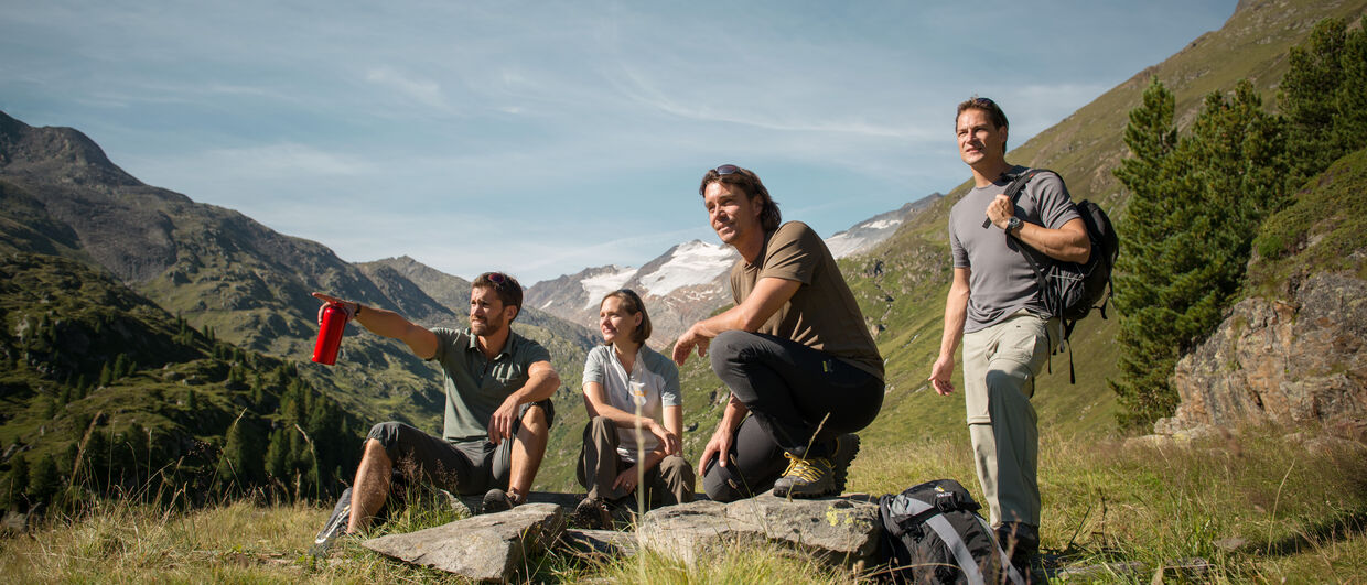 Hiking in the Ötztal in Tirol 