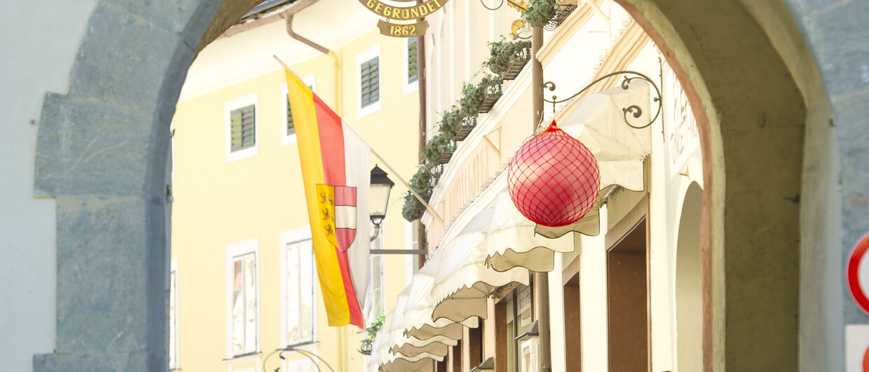 Das Stadttor der Künstlerstadt Gmünd in Kärnten