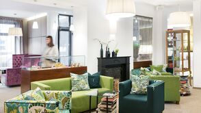 Hotellobby des Boutiquehotel Stadthalle
