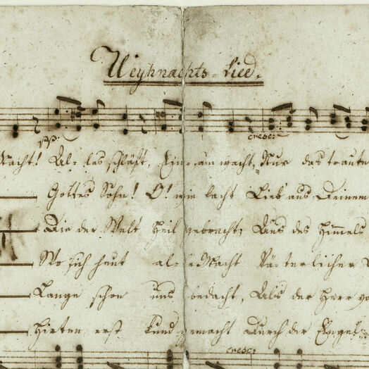 Autograph Stille Nacht von Joseph Mohr