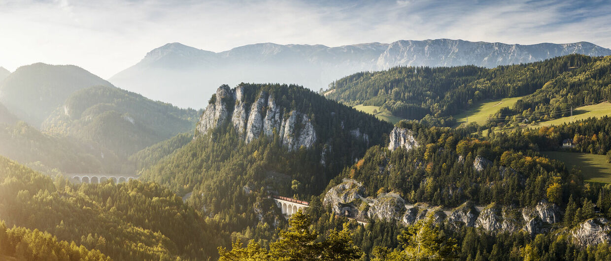 Aussichtspunkt „20-Schilling-Blick“ am Semmering