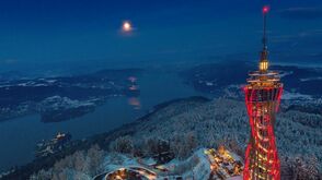 Adventzauber beim Aussichtsturm Pyramidenkogel am Wörthersee