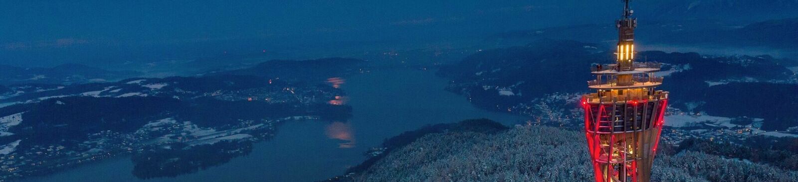 Adventzauber beim Aussichtsturm Pyramidenkogel am Wörthersee