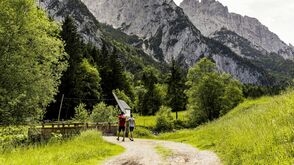 Unterwegs im Naturschutzgebiet Kaiserbachtal in den Kitzbüheler Alpen