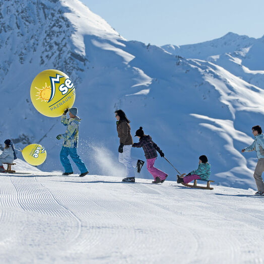 Skigebiet See im Paznauntal