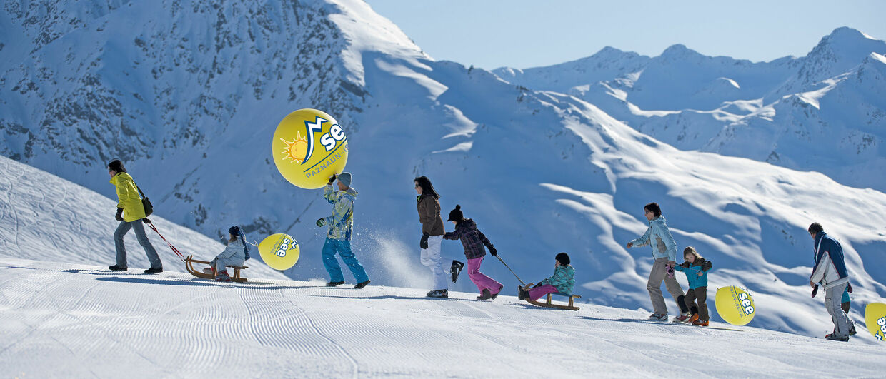Skigebiet See im Paznauntal