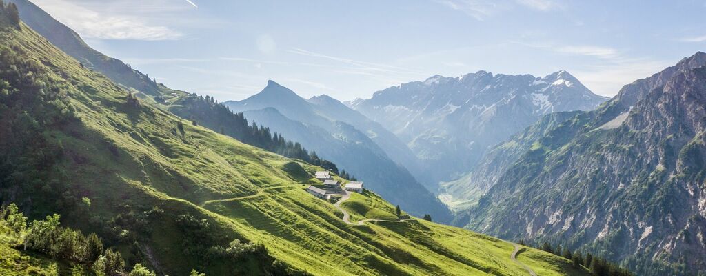 Blick ins Große Walsertal