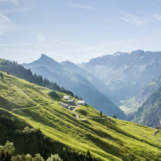 Blick ins Große Walsertal