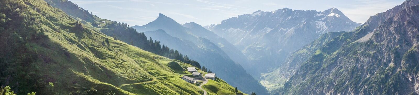 Blick ins Große Walsertal
