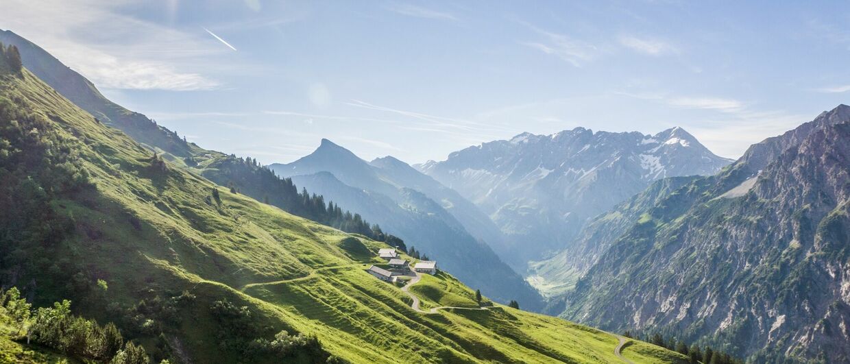 Blick ins Große Walsertal