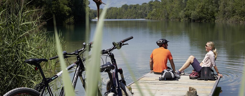 Ideal für eine kurze Pause: die Badeplätze am Alten Rhein
