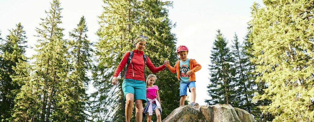 Familienwandern im Brandnertal in Vorarlberg