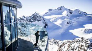 Das Café 3.440 am Pitztaler Gletscher