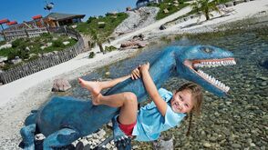 Triassic Park - eine der Stationen der Pillerseetal-Rätselrallye