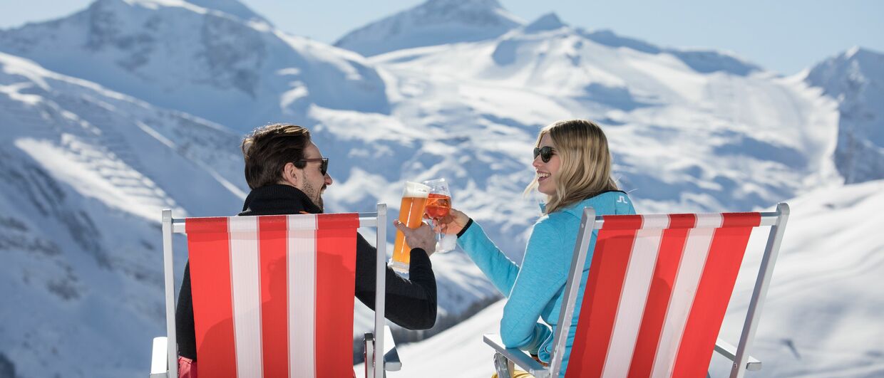 Frühlingswonne unter der Gletschersonne am Hintertuxer Gletscher