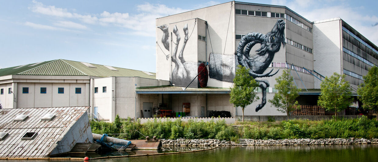 Mural Harbor: Graffiti-Kunst von ROA