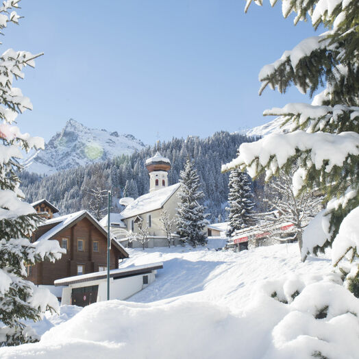 Winterlich: Gargellen im Montafon