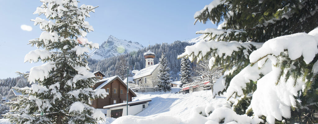 Winterlich: Gargellen im Montafon